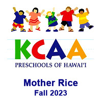 2023 Fall KCAA Mother Rice Preschool